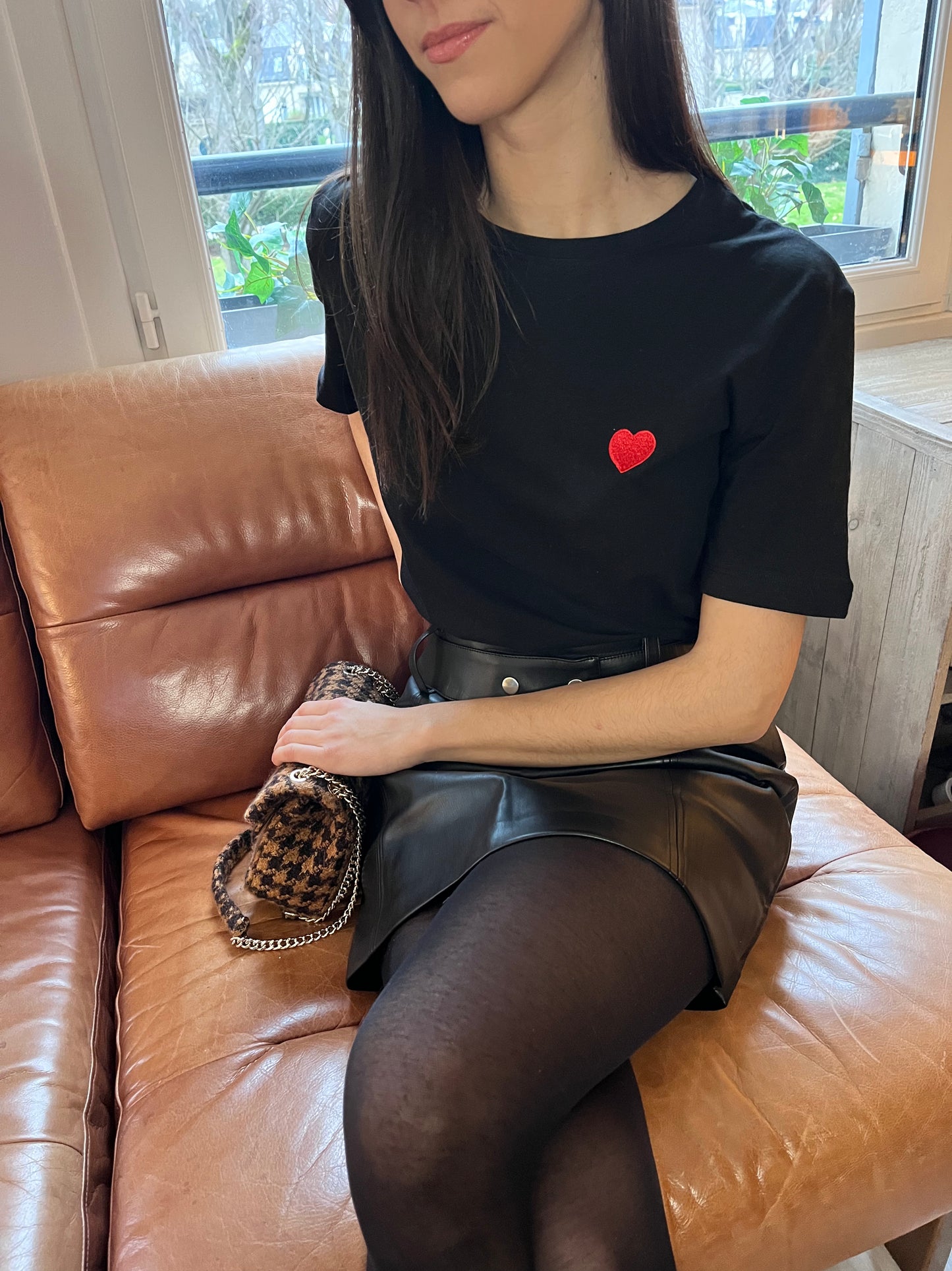 T-shirt LOVE noir
